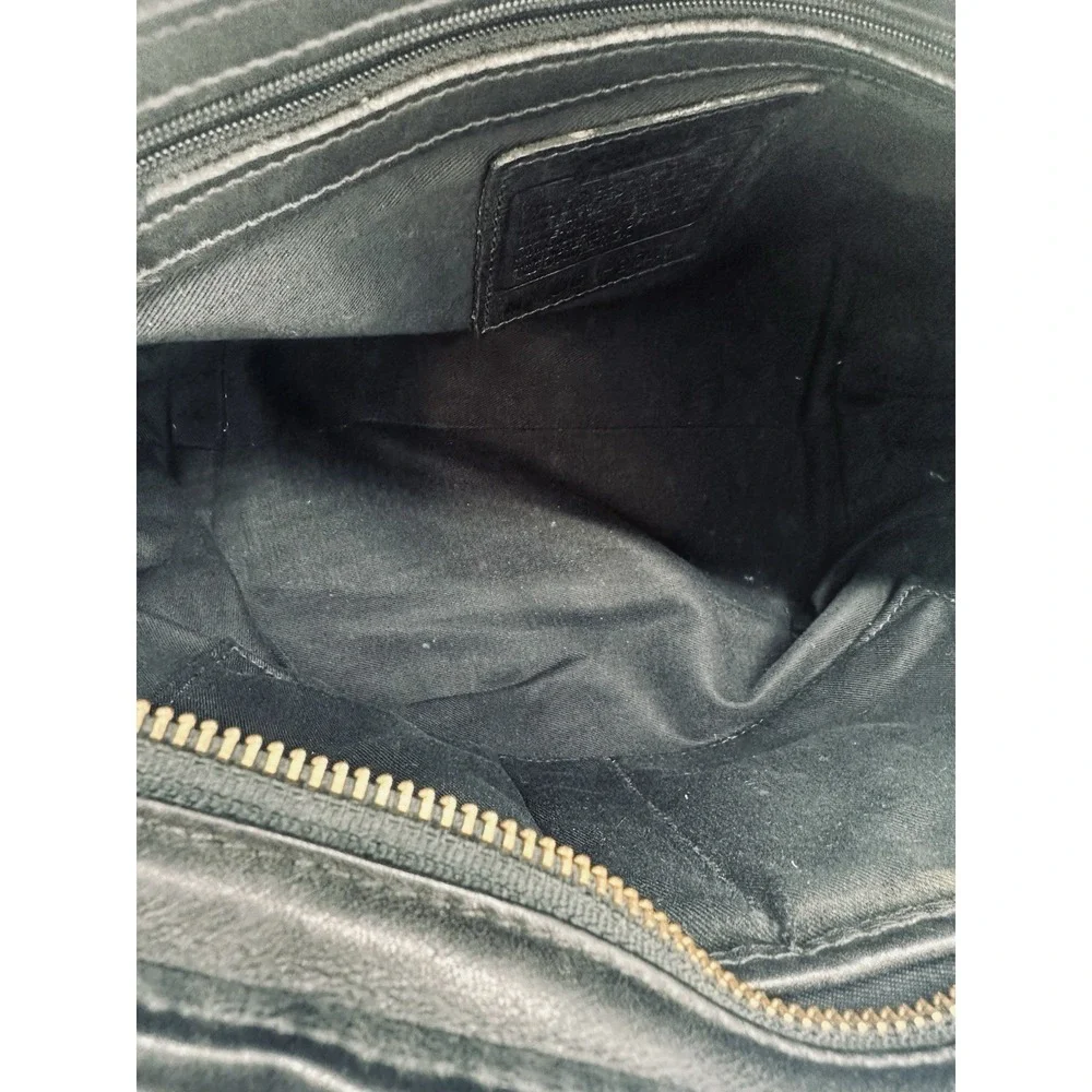 Coach 9847 Vintage Legacy West Market Tote Black EUC Old Money Luxury Brass